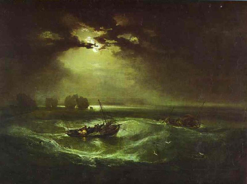 J.M.W. Turner Fishermen at Sea oil painting picture